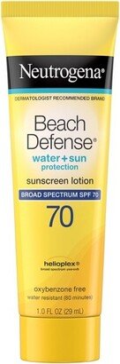 Beach Defense Sunscreen Lotion - SPF 70 - 1 fl oz