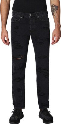 Buster Black/Denim Regular Slim Tapered Leg Jean