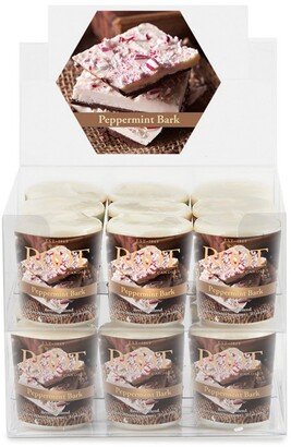 Votive Peppermint Bark 20 Hour Candles Set, 18 Piece