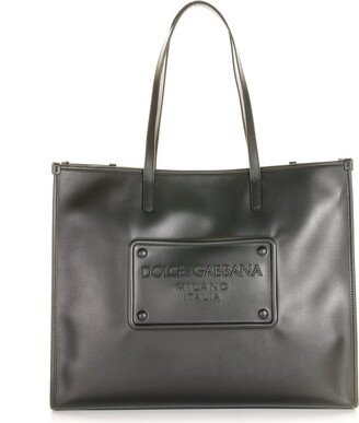 Logo Embossed Top Handle Bag-AC