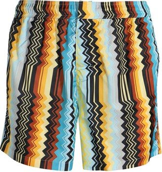 BW00M2 NYLON BLEND ZIGZAG Swim shorts