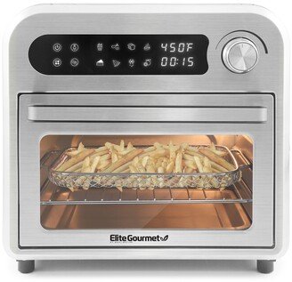 Elite Gourmet 10.5Qt Air Fryer Convection Oven with Programmable Timer