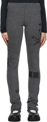 OPEN YY Gray Printed Leggings