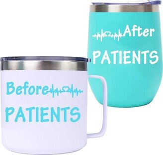 Meant2tobe Doctor Gifts for Women, Doctor Gifts Ideas, Christmas Gifts, Before Patients After Patients Tumbler, Appreciation Gifts for Doctor, Funny Doctor Gift