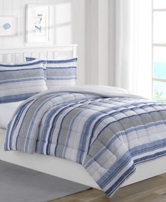 Chase Stripe Reversible Comforter Set