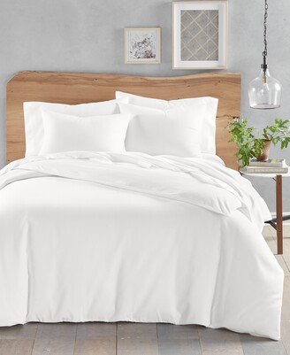 Oake Solid Cotton Hemp 3-Pc. Comforter Set, Full/Queen, Created for Macy's