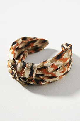 By Anthropologie Everly Chevron Knot Headband