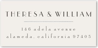 Address Labels: Gracious Gathering Address Label, Gray, Address Label, Matte