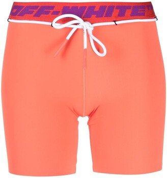 Logo-Waistband Track Shorts