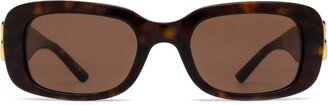 Balenciaga Eyewear Rectangular Frame Sunglasses