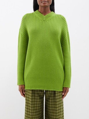 Ady V-neck Ribbed Sweater