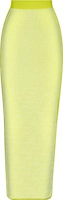 WARP KNIT COVER UPS Warp Knit Cover Up Long Tube Skirt | Citrus