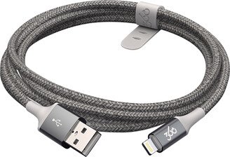 360 Habitat Premium Lightning Charging Cable Charcoal Grey