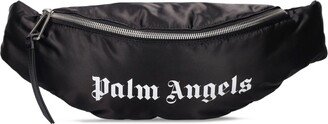 Logo print nylon belt bag-AA