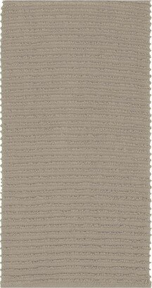 MU Kitchen 100% Cotton Ridged Dishtowel, 18 x 28 Inches, Oatmeal