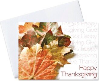 CEO Cards Thanksgiving Greeting Card Box Set of 25 Cards & 26 Envelopes - TH1501