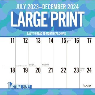 Plato 2023-2024 Wall Calendar 12