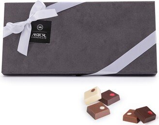 Astor Chocolate Suede Assorted Truffle Box Set, 15 Pieces