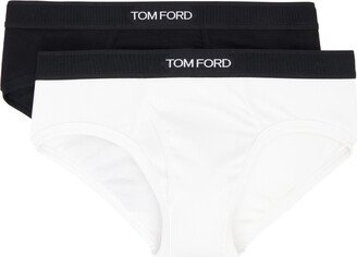 Two-Pack Black & White Briefs