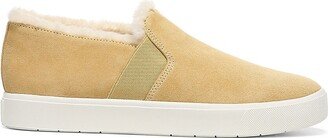 Blair Suede & Shearling Lined Slip On Sneakers