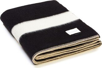 BLACKSAW Siempre stripe recycled blanket