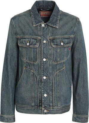 D-riley Trucker Jacket Denim Outerwear Blue