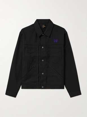 Penny Jean Logo-Embroidered Twill Jacket