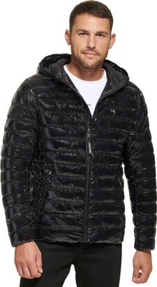 Men's Hooded & Quilted Packable Jacket