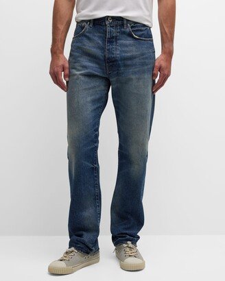 Men's Faded Straight Jeans