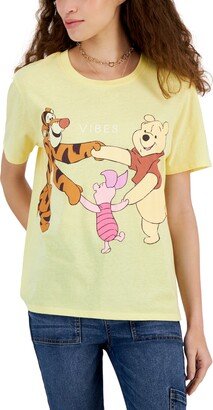 Juniors' Winnie-The-Pooh Crewneck Graphic T-Shirt