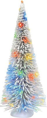 Village Accessories Frosted Sisal Tree Lit Figurine