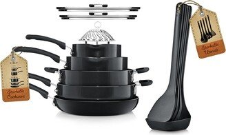 17Pc Non-Stick Cookware Set