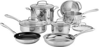 Classic 11pc Stainless Steel Cookware Set - 83-11N