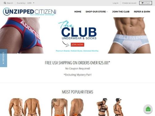 Unzippedcitizen.com Promo Codes & Coupons