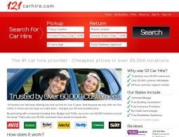 121 Car Hire Promo Codes & Coupons