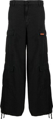 Mid-Rise Cargo Trousers-AA