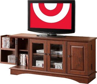 4 Door Closed Storage TV Stand for TVs up to 55 - Saracina Home