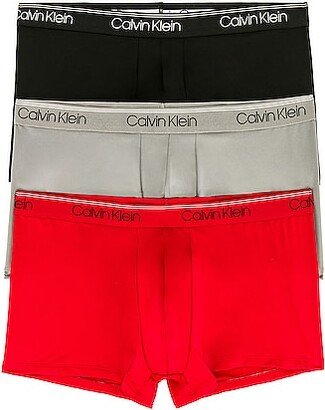 Calvin Klein Low Rise Trunk 3 Piece Set in Black