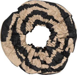 Graphic-Print Hair Scrunchie