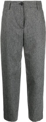 Straight-Cut Leg Trousers-AA