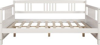 Wood Daybed Full Size Daybed with Support Legs-AB