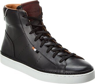 Alpha Leather High-Top Sneaker