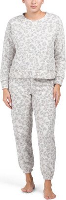 Cozy Leopard Lounge Set for Women