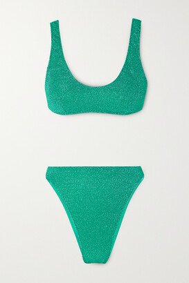 Lumière Metallic Bikini - Green