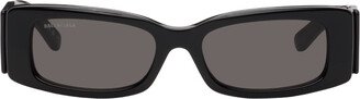 Black Rectangular Sunglasses-AC