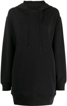 Drawstring-Hood Sweatshirt Dress