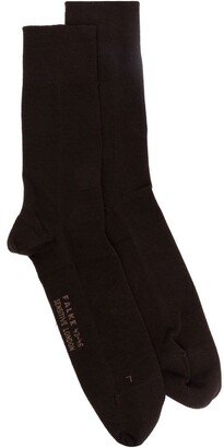 Ribbed-Knit Cotton Socks