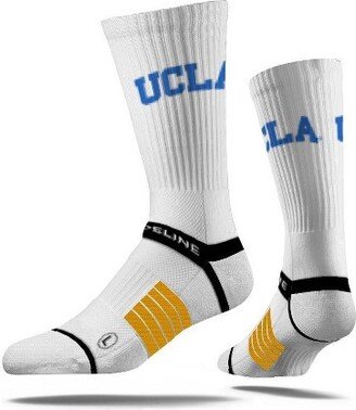 NCAA UCLA Bruins Premium Knit Crew Socks - White