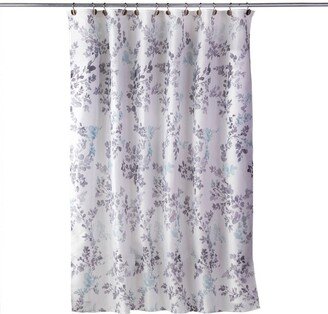 Greenhouse Leaves Shower Curtain Aqua - SKL Home