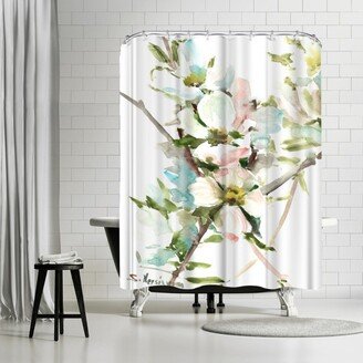 71 x 74 Shower Curtain, Dogwood by Suren Nersisyan